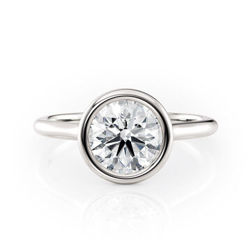 Bezel Engagement Ring