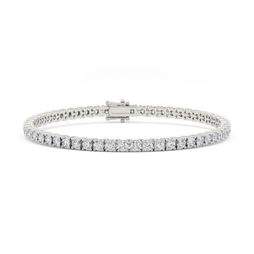 Classic 5ct Natural Diamond Tennis Bracelet