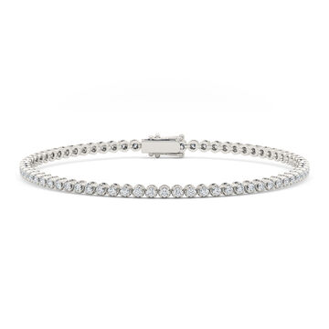 Illusion 2.00ct Natural Diamond Tennis Bracelet